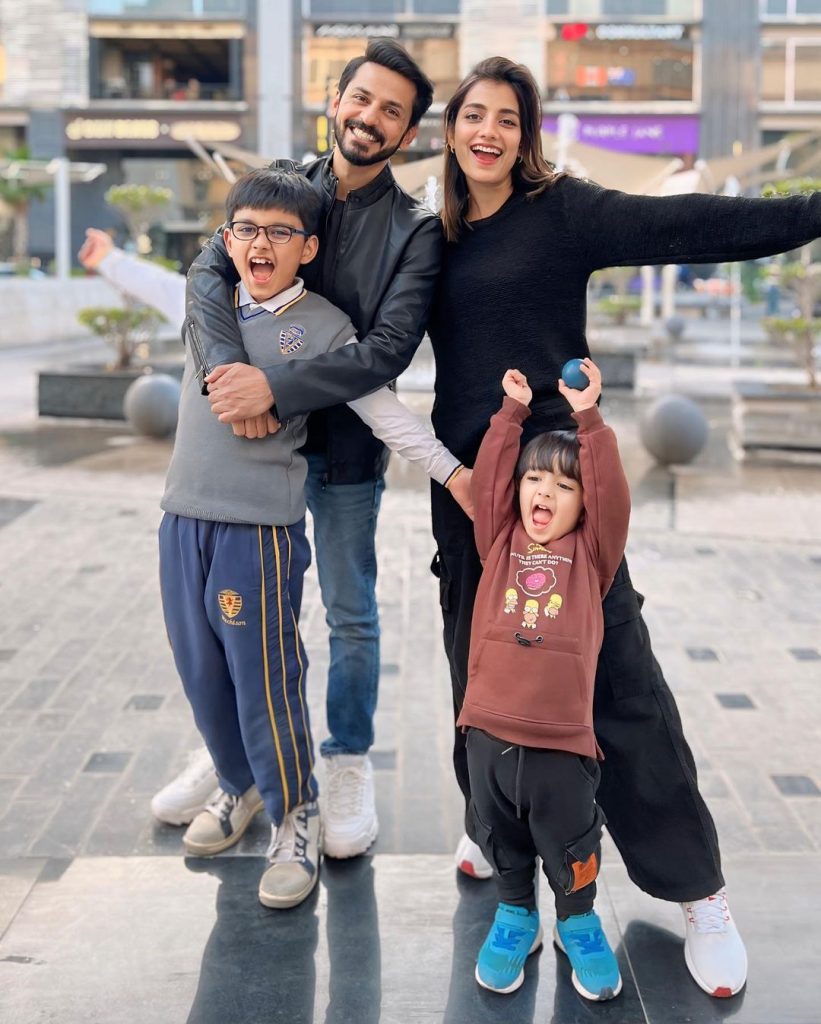 Bilal And Uroosa Qureshi's Latest Beautiful Family Clicks