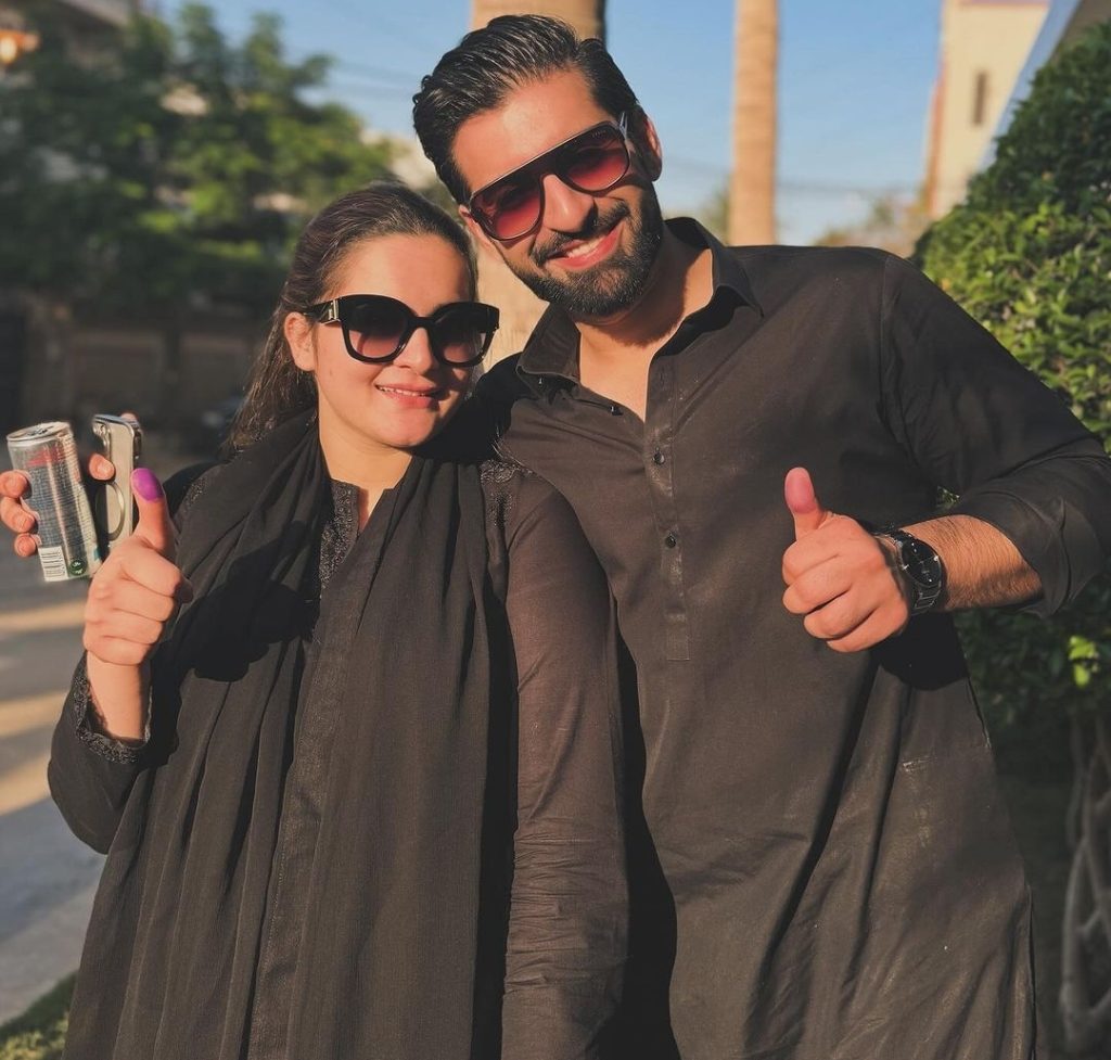 Pakistani Celebrities Post Election Day Pictures