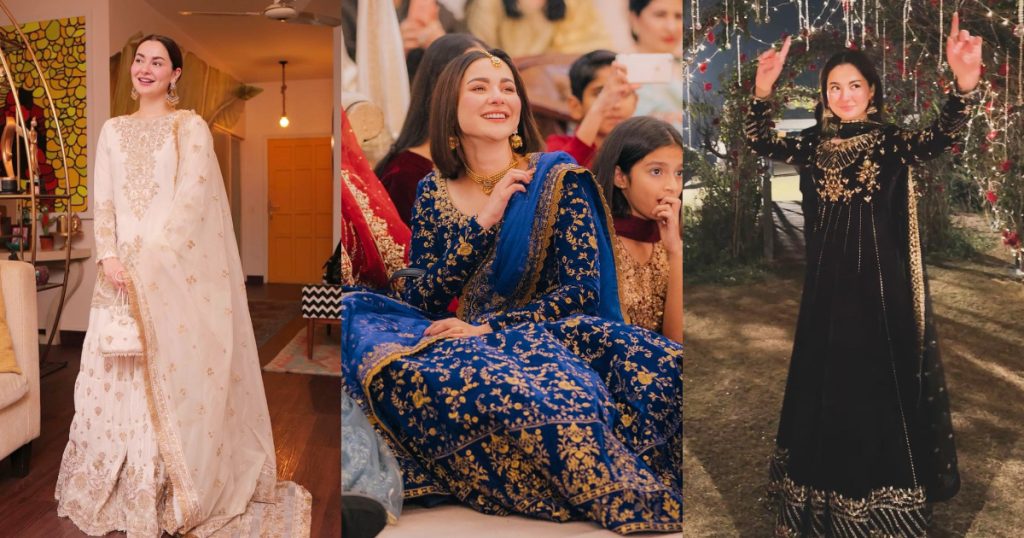 Hania Aamir Looks Like A Vision In Traditional Wear For A Wedding