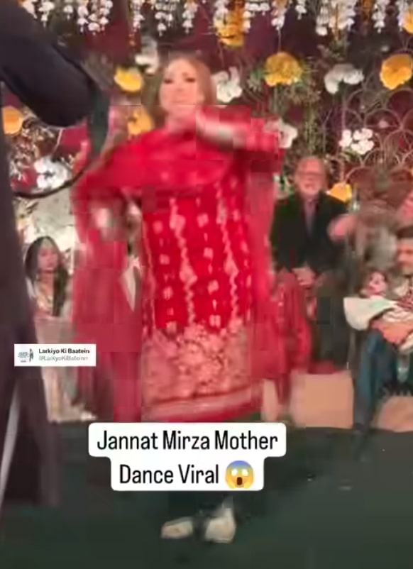 Jannat Mirza Mother's Dance Gets Criticism