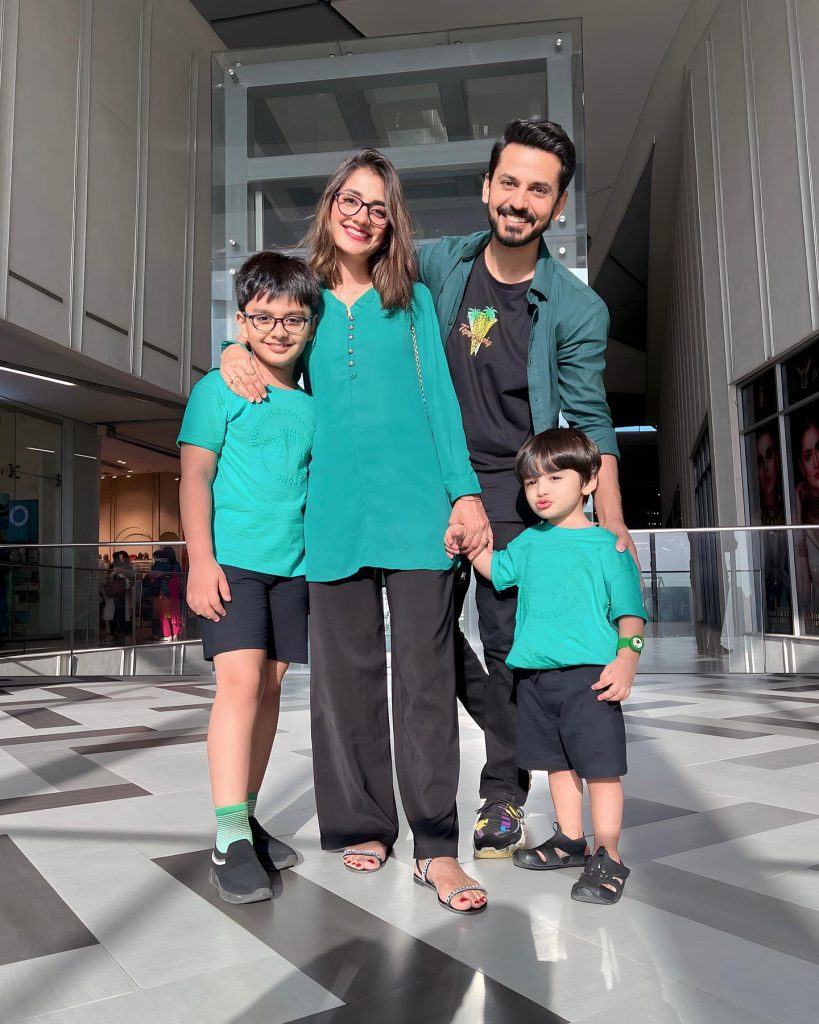 Bilal And Uroosa Qureshi's Latest Beautiful Family Clicks
