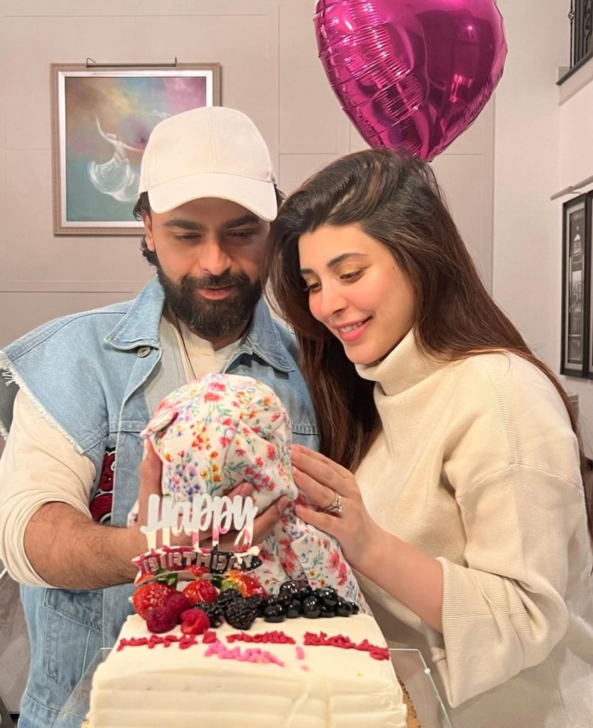 Urwa Hocane And Farhan Saeed Celebrate Daughter Aara's First Month