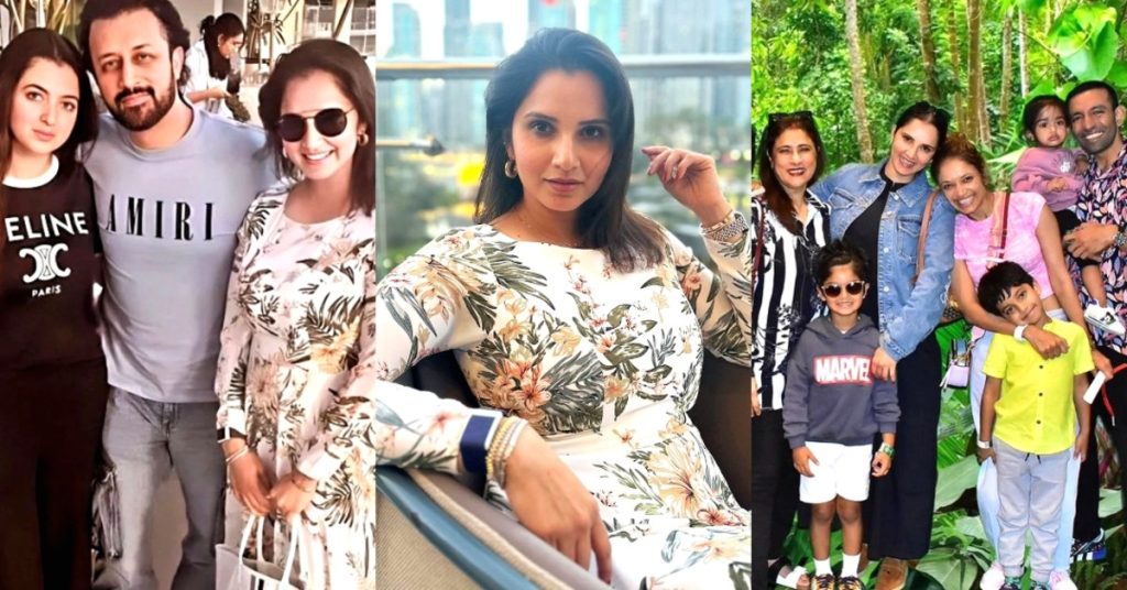 Sania Mirza Family Pictures From Dubai