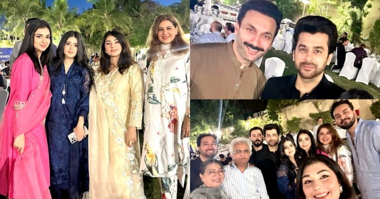 Tuba Anwar, Javeria Saud & Others Spotted At An Iftar Dinner
