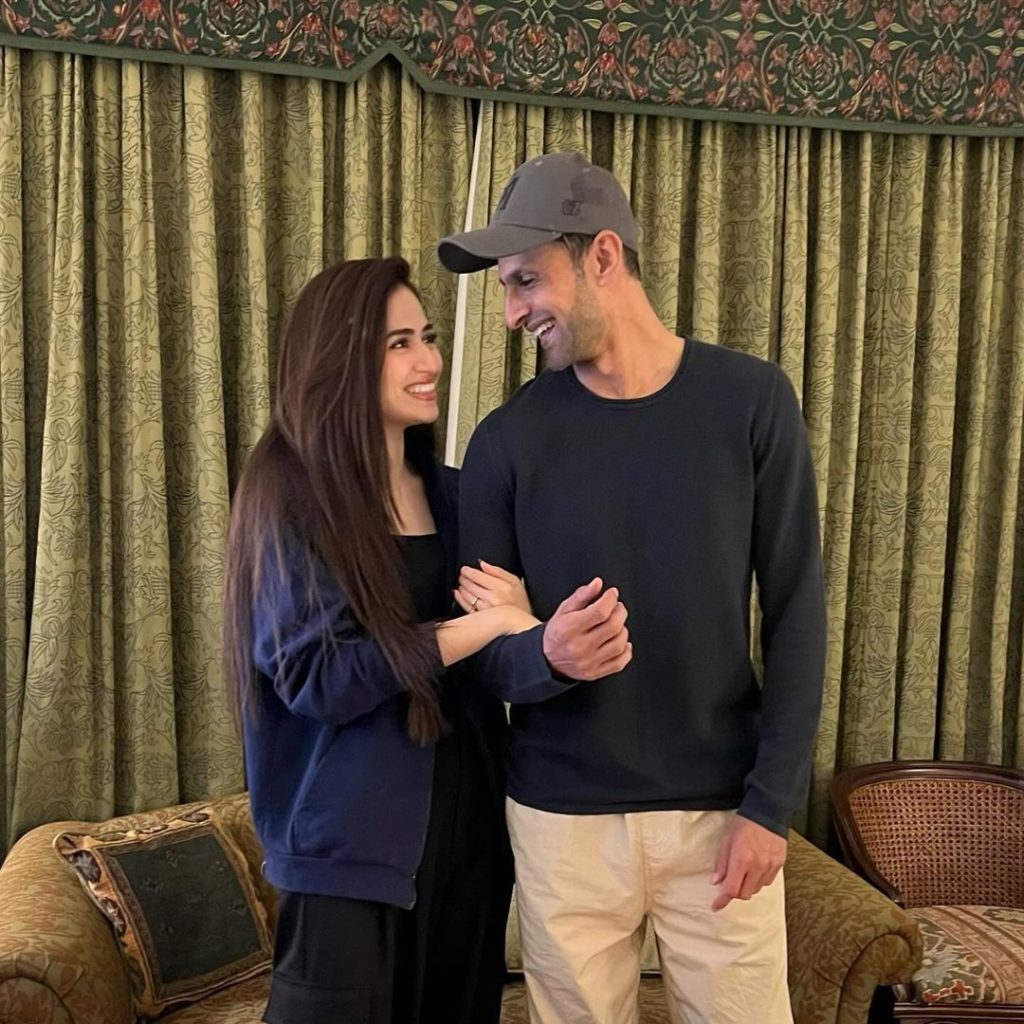 Shoaib Malik Celebrates Sana Javed's Birthday With Romantic Ambience