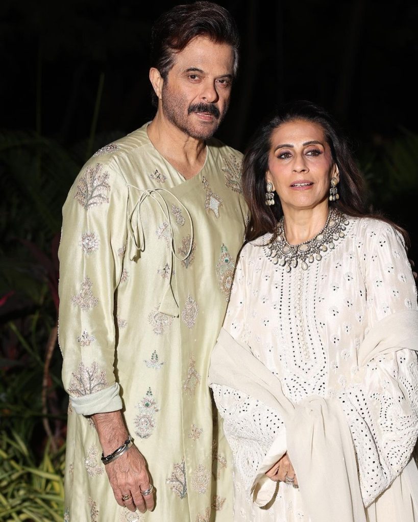 Bollywood Actors in Pakistani Designer Outfits at Ambani Wedding