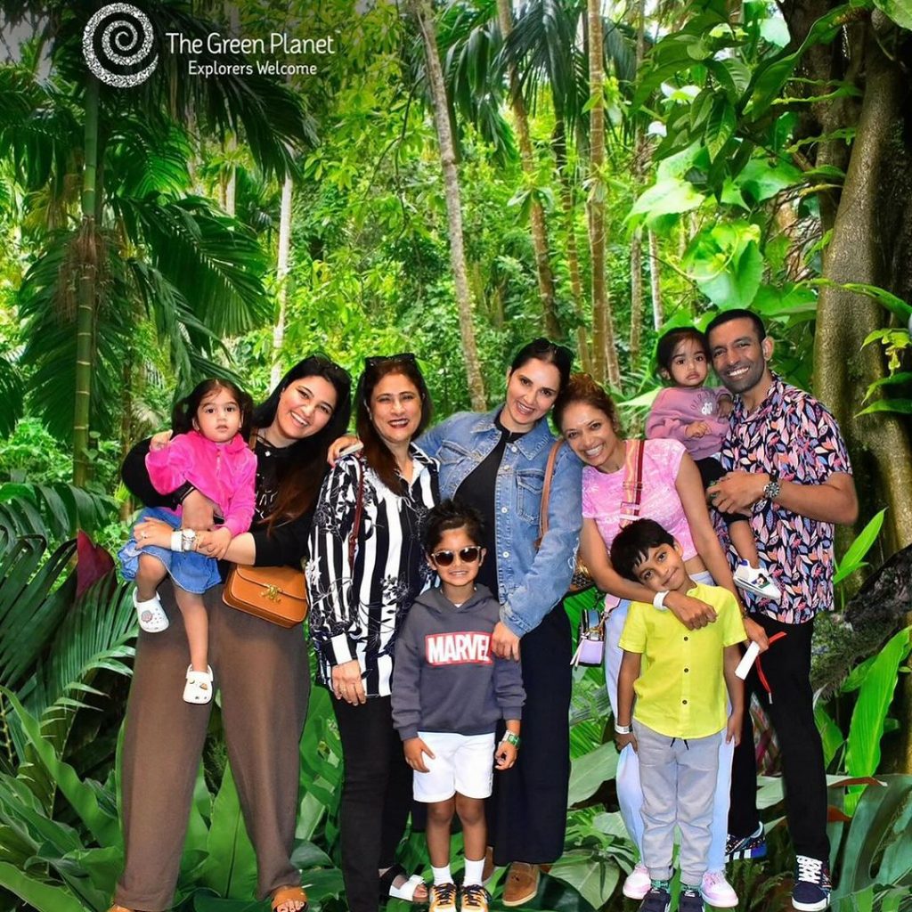 Sania Mirza Family Pictures From Dubai