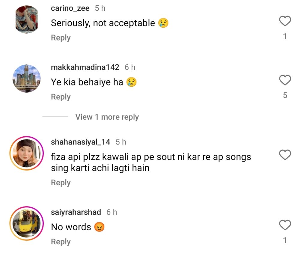 Criticism on Fiza Ali's Recent Qawali Video