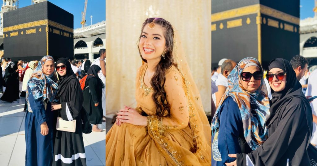 Arisha Razi Khan Shares Umrah Pictures With Mother