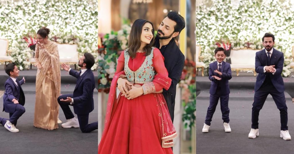 Bilal And Uroosa Qureshi's Cute Family Dance At A Wedding