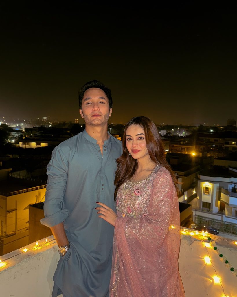 Zuhab Khan At Fiance Wania Nadeem's Sister's Engagement