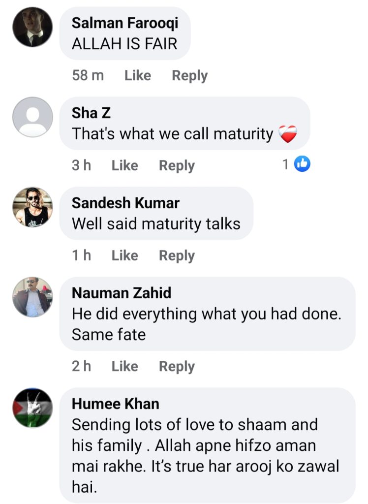 Sham Idrees Reacts To Ducky Bhai's Wife Getting Targeted