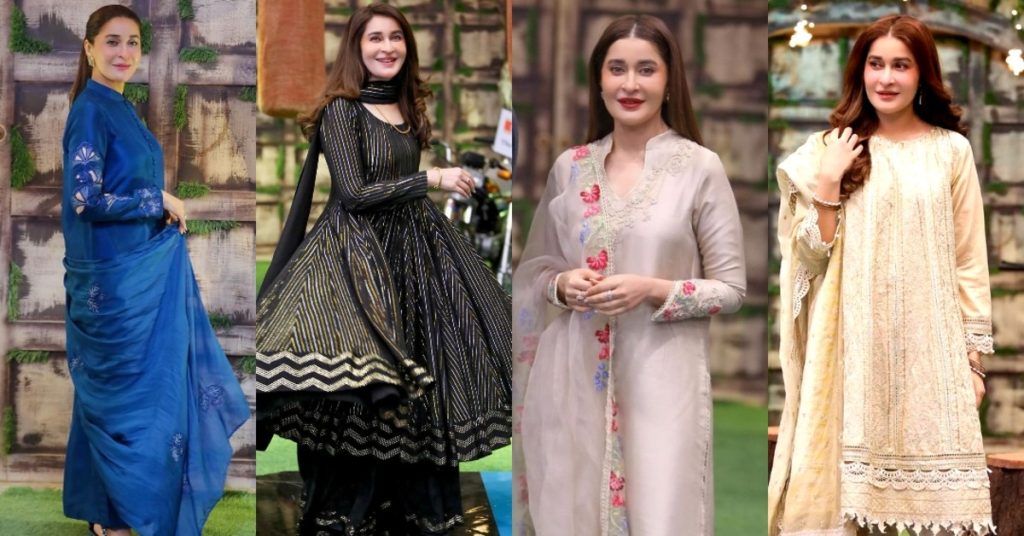 Shaista Lodhi’s Beautiful Dresses from Jeeto Pakistan