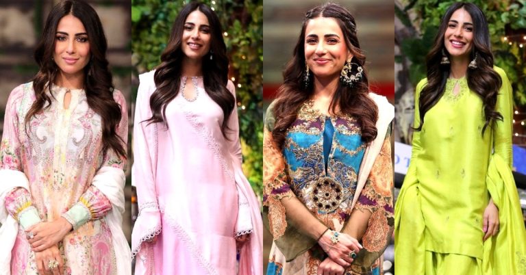 Ushna Shah’s Beautiful Dresses from Jeeto Pakistan