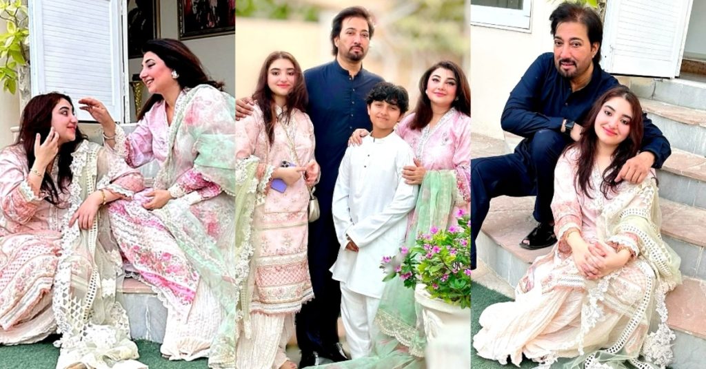 Javaria Saud Family Pictures From Eid Day 1