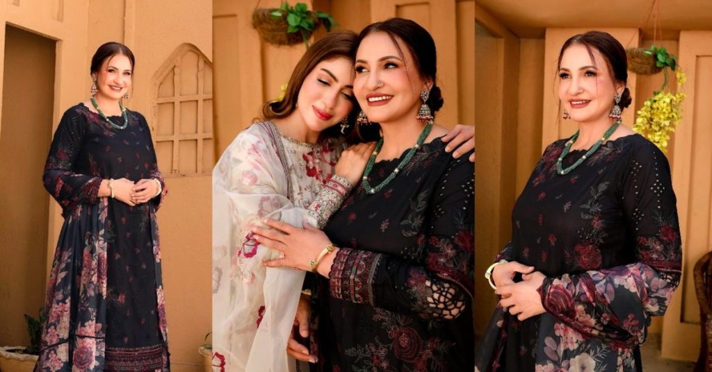 Saba Faisal New Clicks With Daughter On Eid Day 2