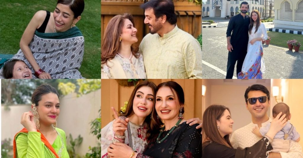 Pakistani Celebrities On Eid Ul Fitr 2024 - Day 2 Part 2