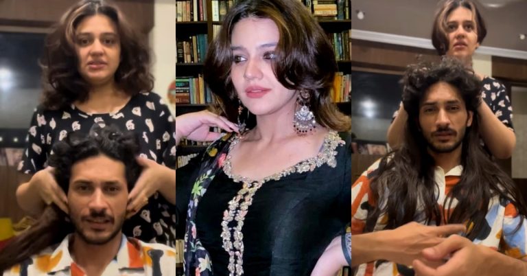 Zara Noor Abbas’s Cute Video With Brother