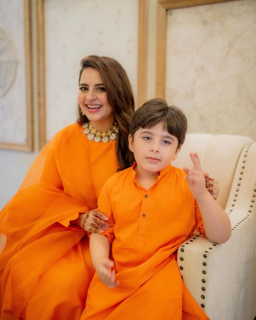Fatima Effendi And Kanwar Arsalan Eid Day Clicks With Kids