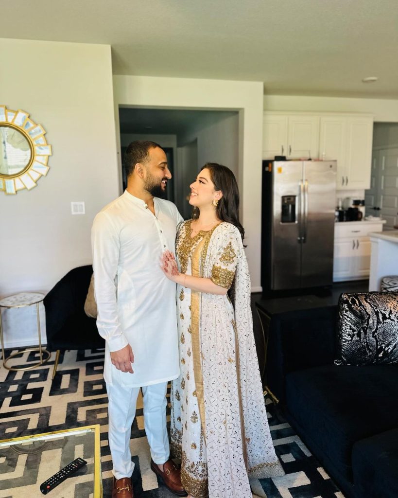 Arisha Razi Spent Eid With Husband in Houston