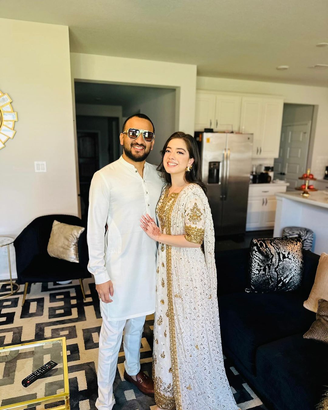 Aishah Razik Arisha Razi Spent Eid With Husband in Houston | Reviewit.pk