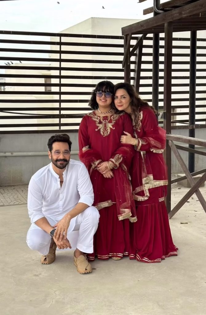 Beautiful Pictures Of Faysal Quraishi With Family From Eid Day