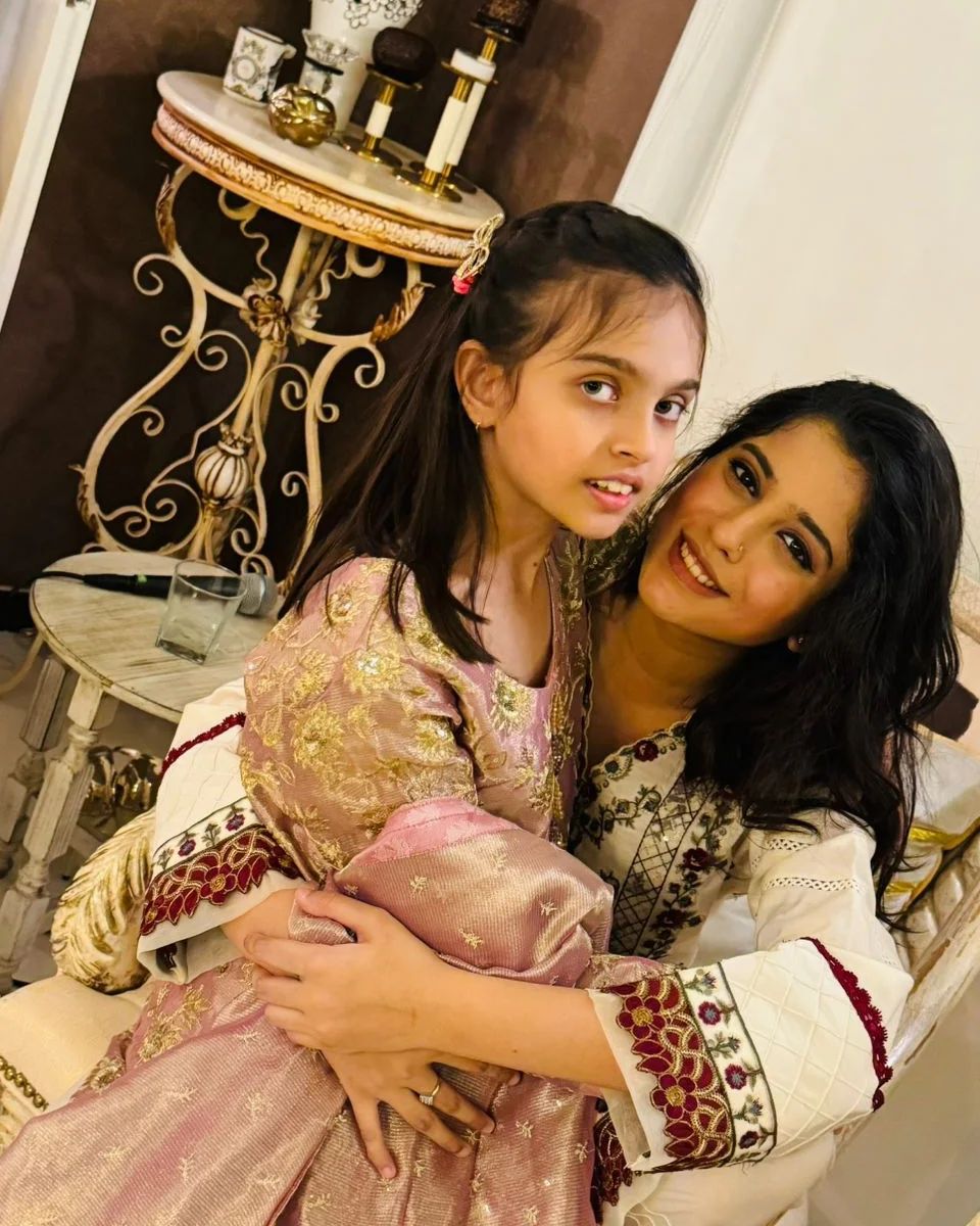 Pictures From Sadia Imam Daughter Meerab's Roza Kushai | Reviewit.pk