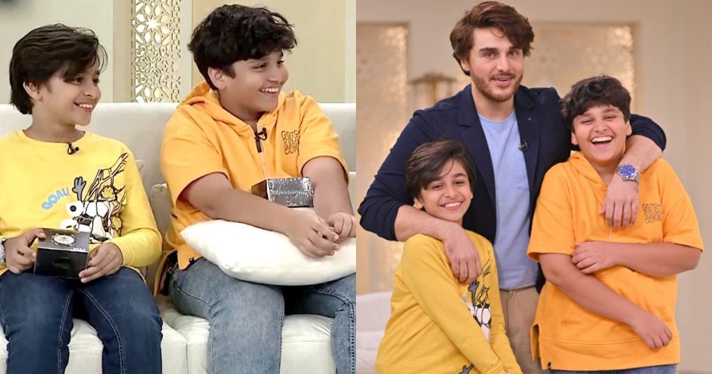 Ahsan Khan's Sons Reveal Cute Bond With Their Father