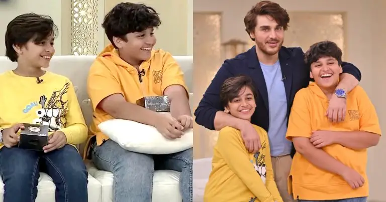 Ahsan Khan’s Sons Reveal Cute Bond With Their Father