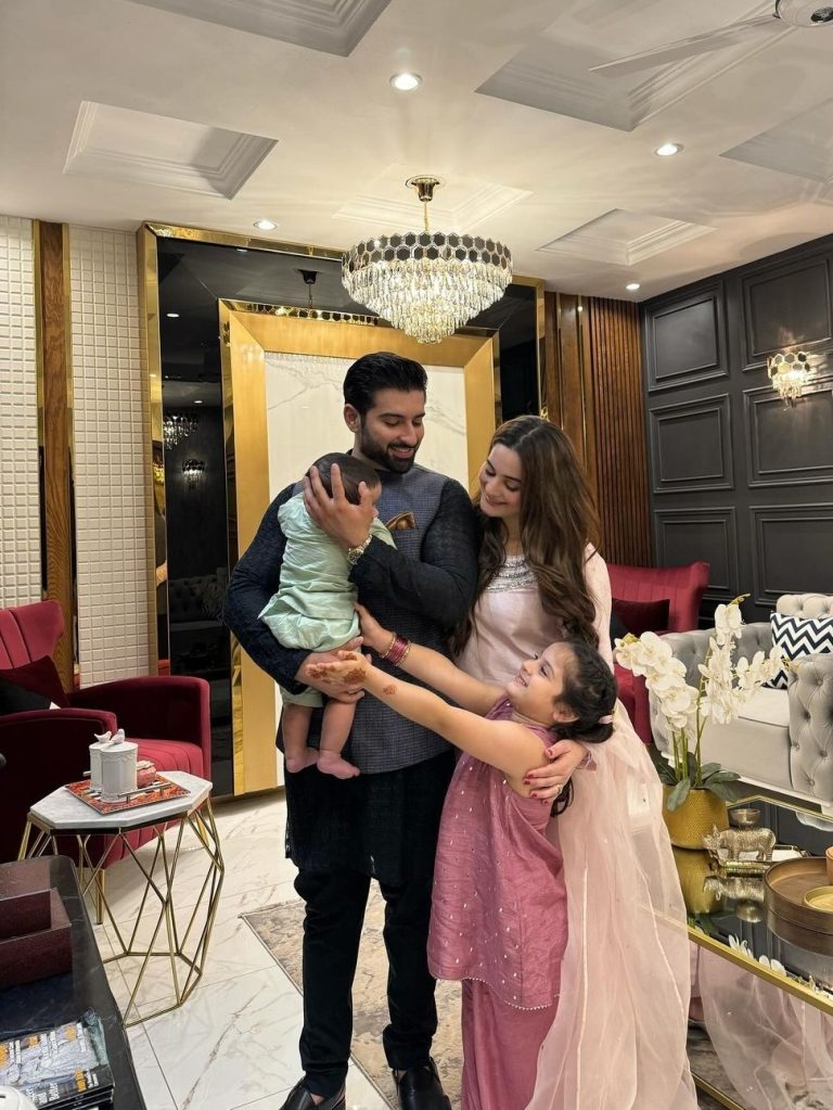 Aiman Khan & Muneeb Butt Pictures From Eid Day 1 | Reviewit.pk