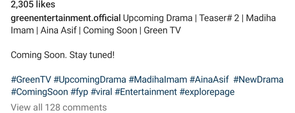 Aina Asif's Upcoming Drama Teasers