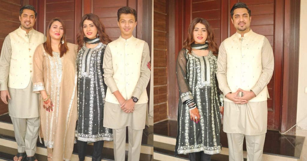 Iqrar Ul Hassan's Third Wife Shares Family Pictures From Eid