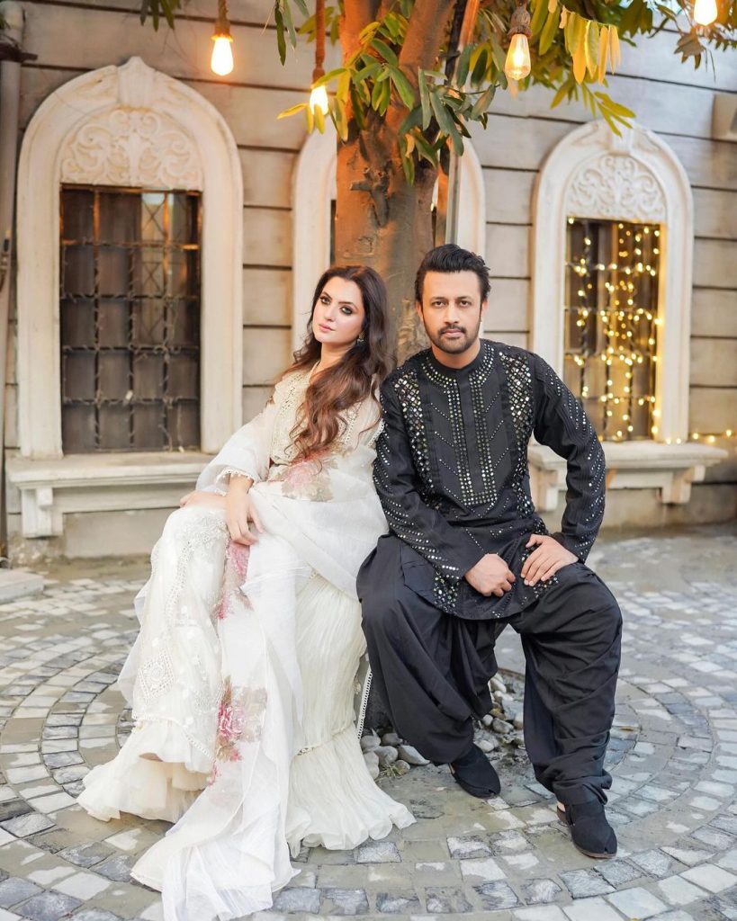 Atif Aslam Shares Beautiful Eid Clicks With Wife Sara Bharwana