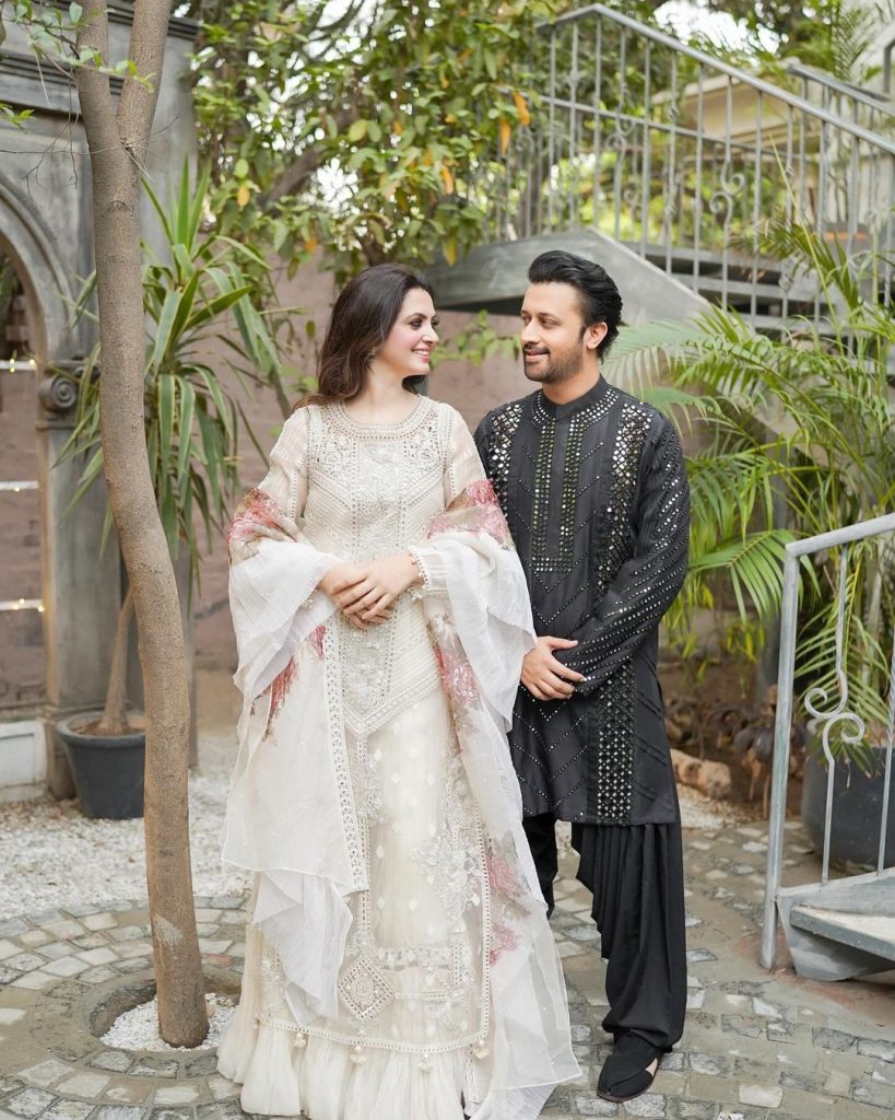 Atif Aslam Shares Beautiful Eid Clicks With Wife Sara Bharwana