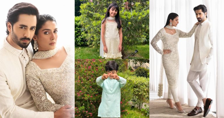 Ayeza Khan And Danish Taimoor’s Gorgeous Eid Day 1 Look