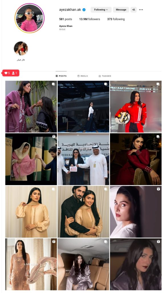 12 Most Followed Pakistani Celebrities on Instagram