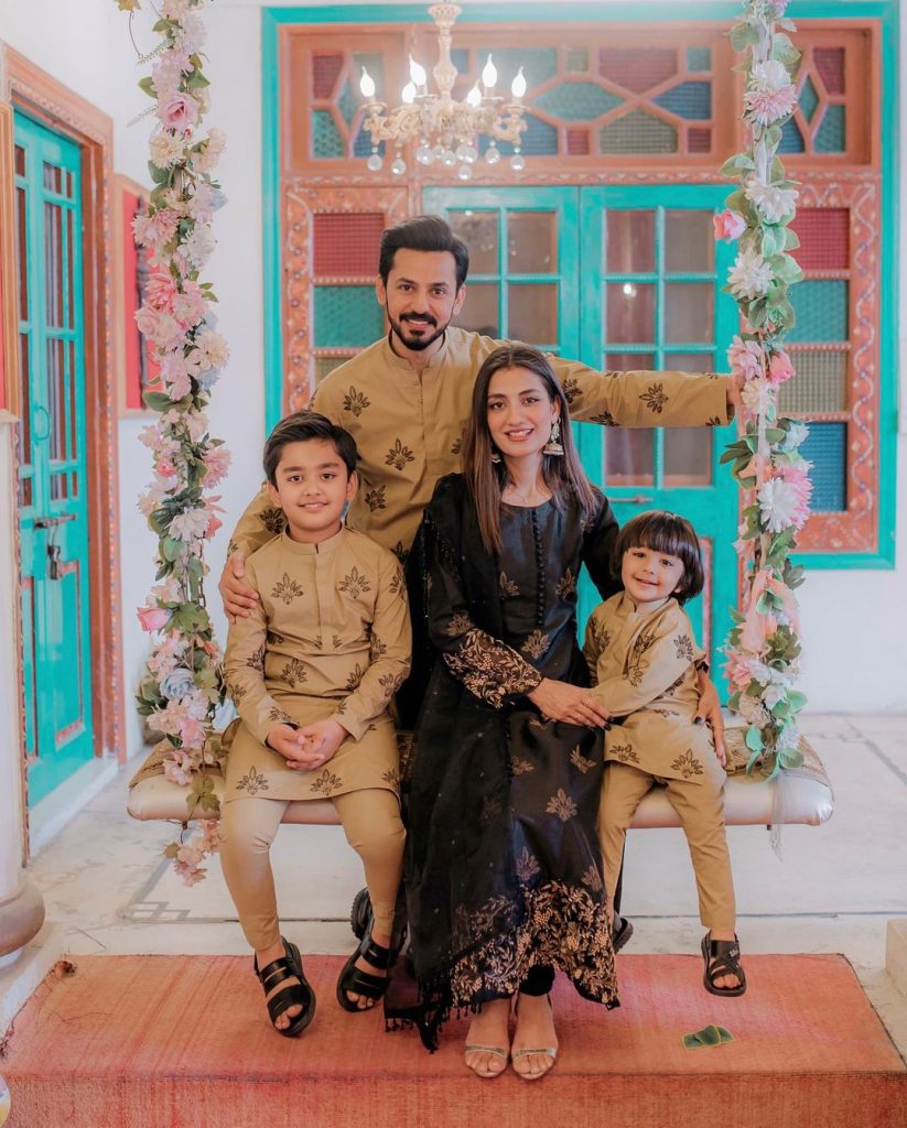 Bilal Qureshi And Uroosa Qureshi's Beautiful Eid Day 1 Pictures