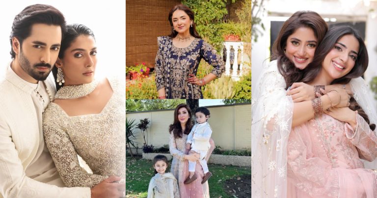 Pakistani Celebrities On Eid Ul Fitr 2024- Day 1