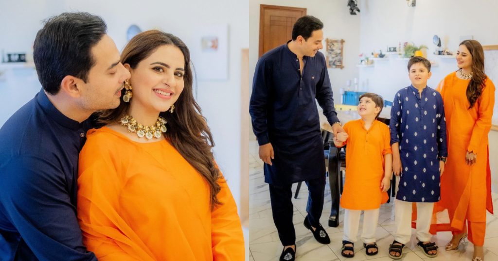 Fatima Effendi And Kanwar Arsalan Eid Day Clicks With Kids