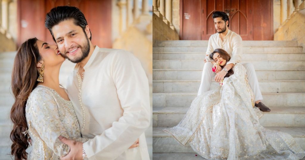 Hiba Bukhari And Arez Ahmed's Romantic Snaps From Eid Day 1