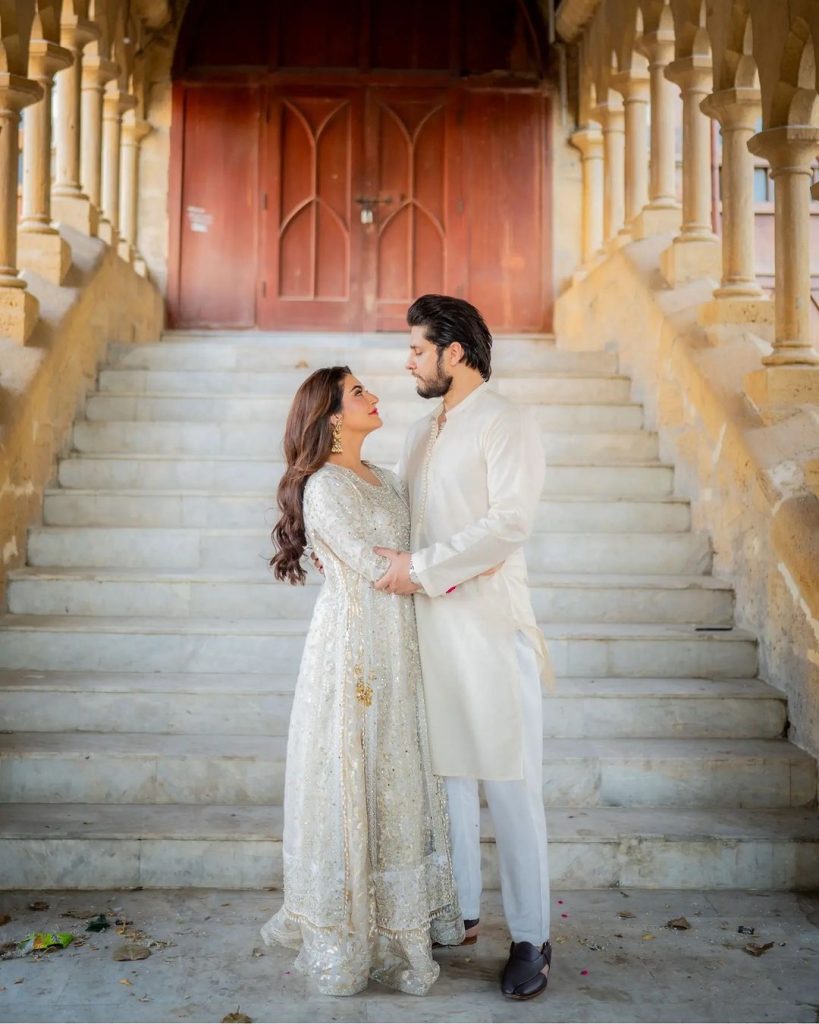 Hiba Bukhari And Arez Ahmed's Romantic Snaps From Eid Day 1
