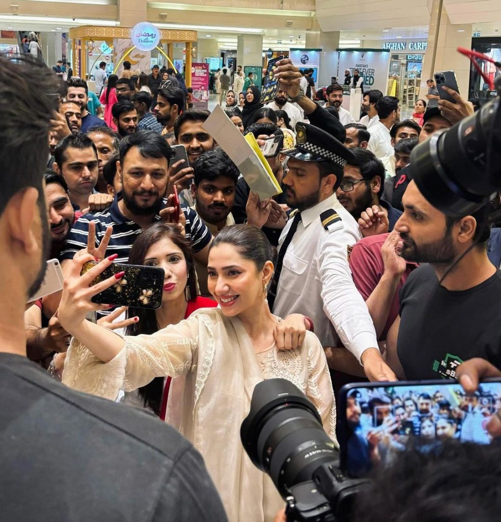 Mahira Khan Drowned In Fan Frenzy At Recent Launch Event