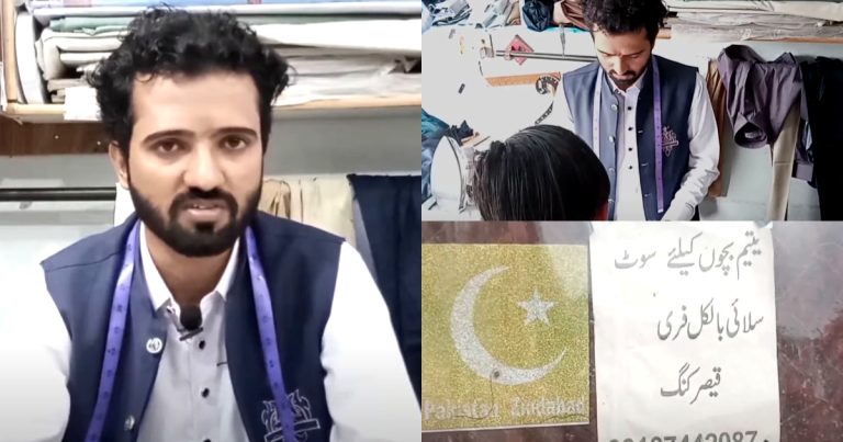 Pakistani Tailor’s Charity Spirit Wins Hearts