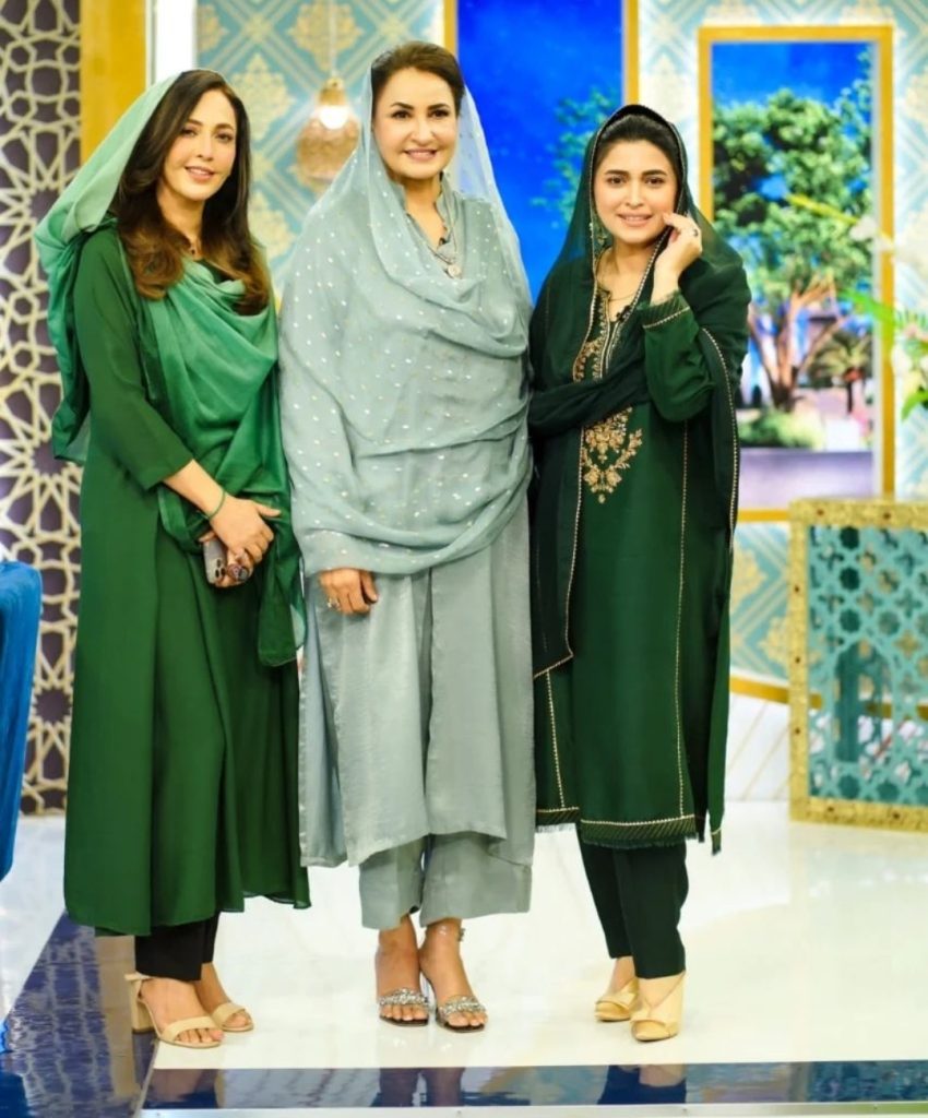 Saba Faisal's Elegant Dresses from Ramadan Shows