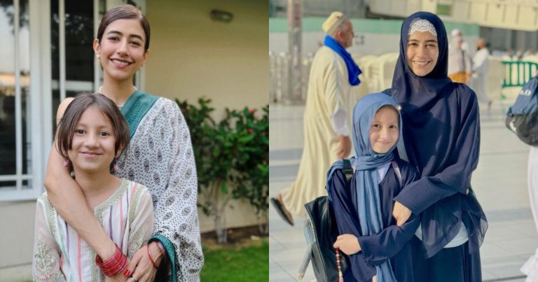 Syra Yousuf Performs Umrah With Daughter On Her Birthday