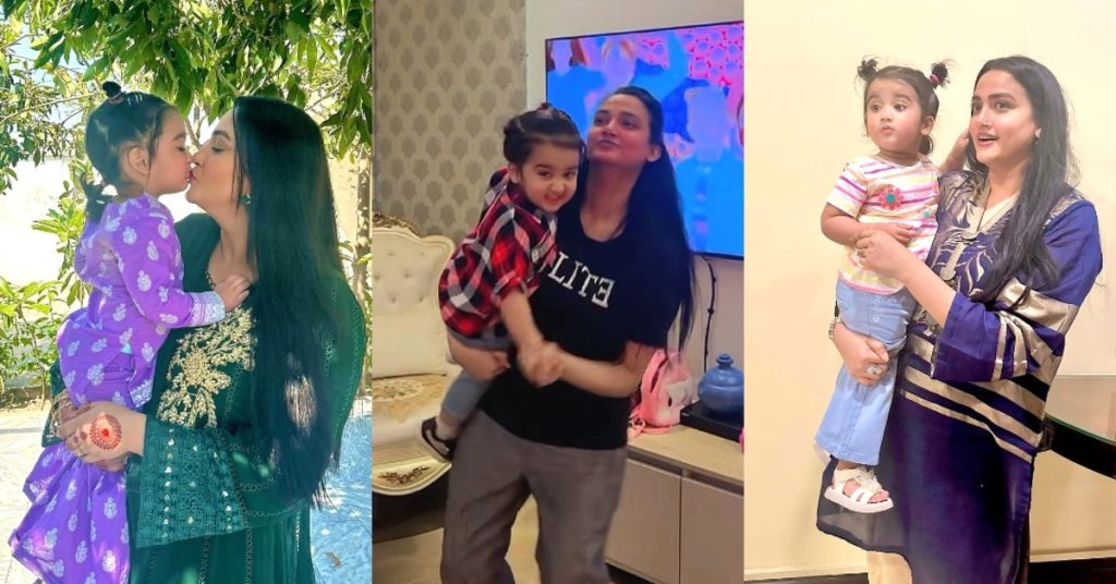 Kiran Tabeir's Cute Dance Video & Pictures With Daughter