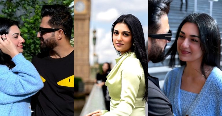 Sarah Khan’s New Beautiful Pictures With Family From London