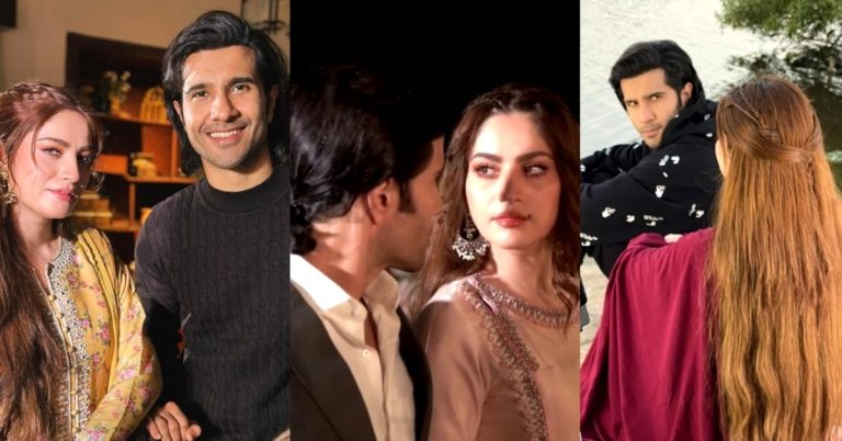 Feroze Khan And Neelam Muneer Share BTS After Khumar Wrap