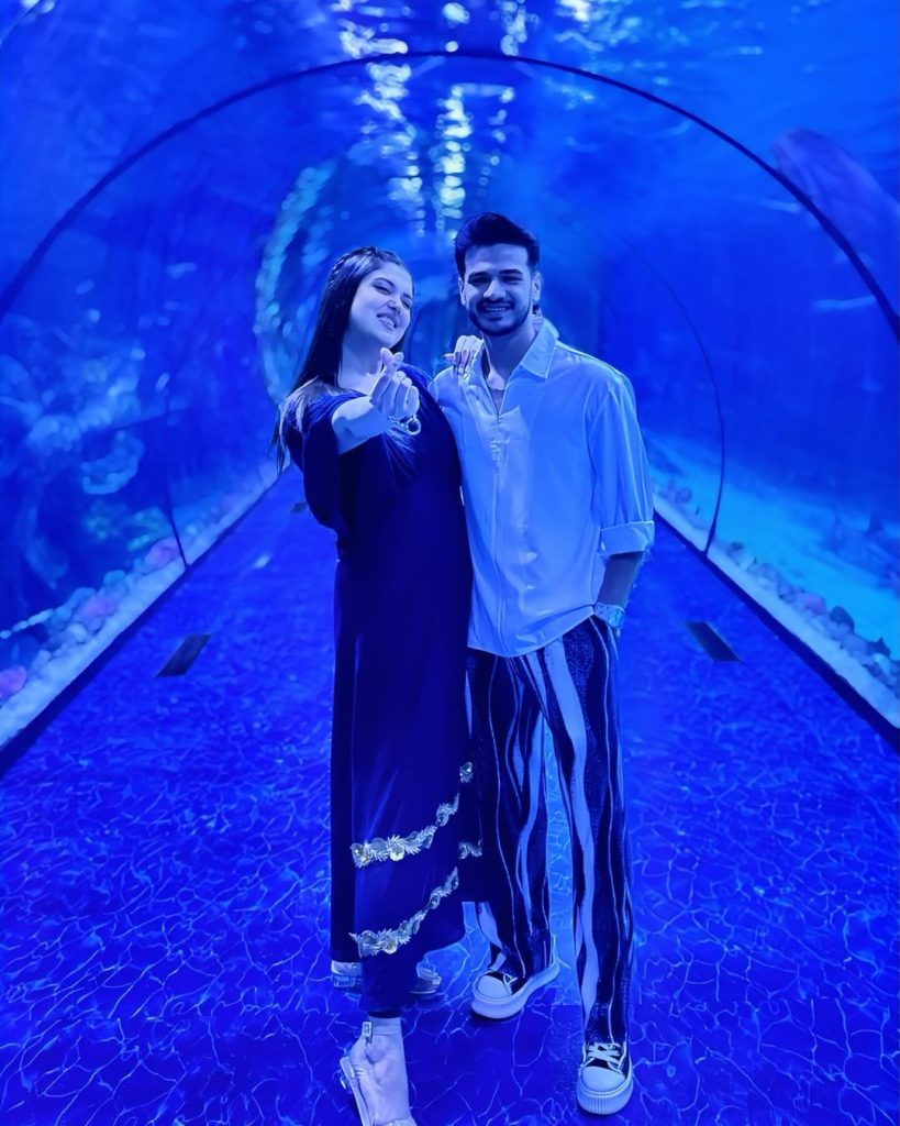 Kanwal Aftab & Zulqarnain Sikandar Pictures From National Aquarium Abu Dhabi
