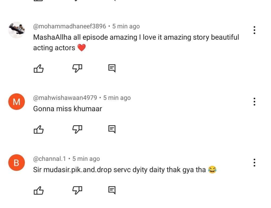 Khumar Last Episode - Mixed Public Reactions